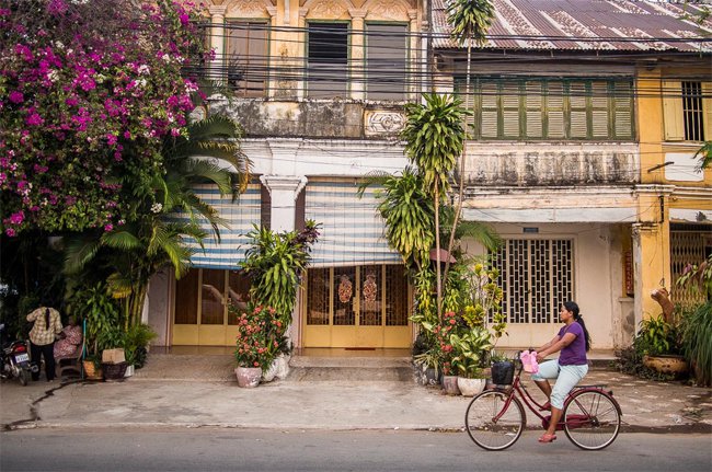 Thị trấn Kampot yên bình ở Campuchia